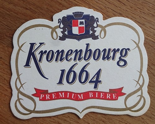 Bierdeckel kronenbourg 1664 - bierdeckel,,