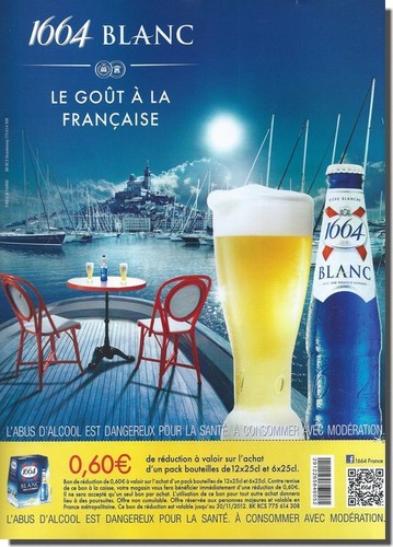 Werbung 2012 bier 1664 - bier,