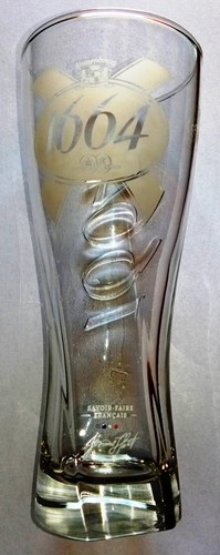 Kronenbourg 1664 bier glas - kronenbourg,